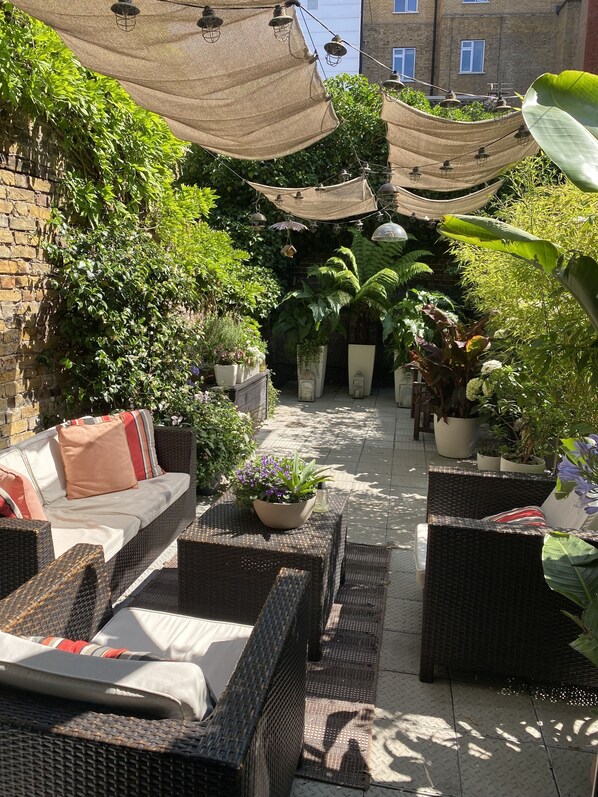 Outdoor Terrace in Summer