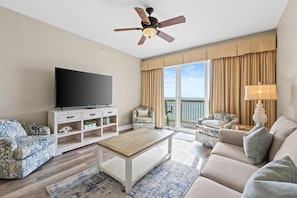 Living Area with Balcony Access