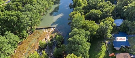 Ideal river access in Canyon lake