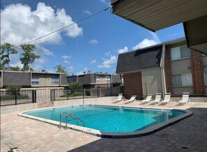 Soak up the sun or take a dip in the sparkling pool—perfect for unwinding during your stay.