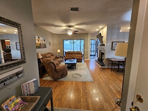 Living room from entrance hallway