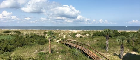 View from private balcony