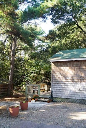 Guest House with Back Deck entrance