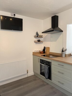 open plan kitchen diner
