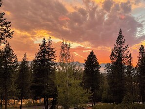Summer evening skies from the front porch!