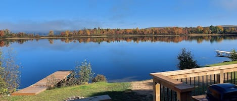 View from your 30 ft wide Deck as you step out  from the Living/Dining  Area