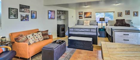 Payson Vacation Rental | Studio | 1BA | 470 Sq Ft | Step-Free Access