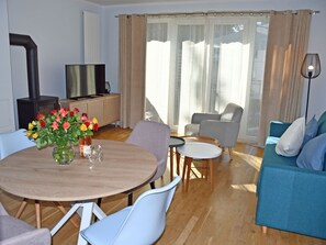 62 Maisonett-Ferienwohnung mit Kamin und Terrasse