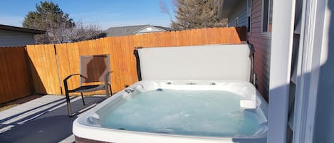 Hot Tub cleaned and maintained after each stay