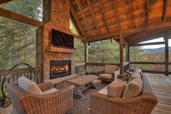 Main level porch