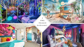 Get ready for the glees of joy as your children step into these magical rooms!