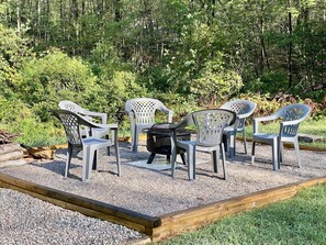 Fire Pit Across from Bungalow