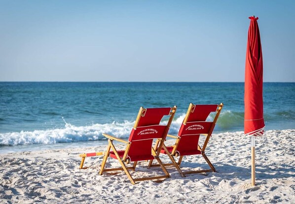 Beautiful white sandy beach!!