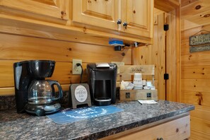 Our Little Coffee/Tea Station
Ready for coming in or going out