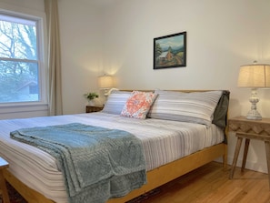 Here is our 2nd bedroom equipped with a king size bed.