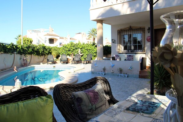 Beautiful outdoor and private pool area