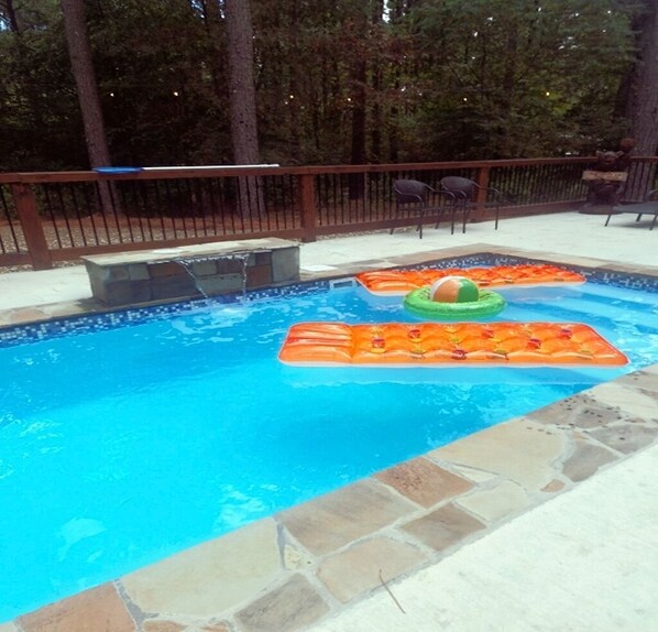 Pool with Floats