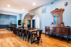 The Bourbon Room- event meeting space. Please inquire about separate pricing for use. Not included in room rental