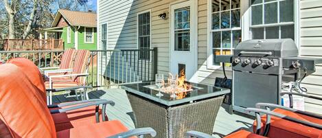 Deck | Outdoor Entertainment Area | Vibrant, Playful Furnishings