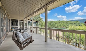 Lower Level Back Deck with expansive lake views