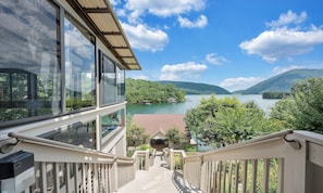 Rent a pontoon, ski boat or jet ski, or dock your own boat while you're here.