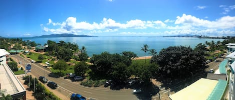 Panoramic view from the balcony.
