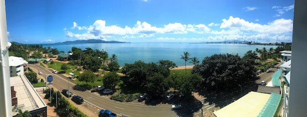 Panoramic view from the balcony.
