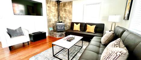 Relax in this cozy and spacious living room.