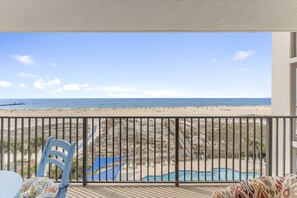 Private Beachfront Balcony