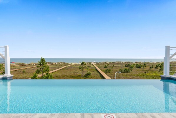 Infinity Pool Overlooking the Gulf