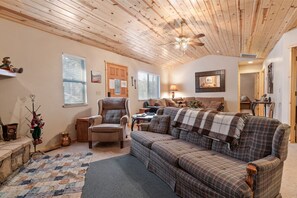 Living room with plenty of comfortable seating
