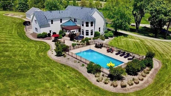 The ultimate escape with amenities inside and outside!