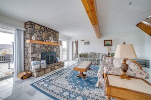 Living Room | King Sleeper Sofa | 1st Floor | Window A/C Units