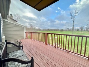 2 Balconies overlooking Golf Course. Beautiful view