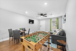 Ready for a foosball tournament? High-speed WiFi included.