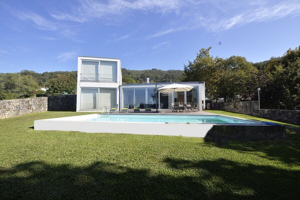 Villa and pool