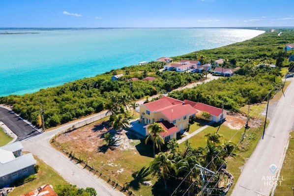 In close proximity of the beach with stunning views