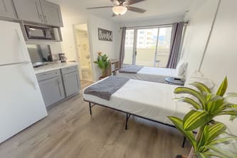 Refreshing Kuhio Village Studio | Private Lanai