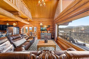 Relax and watch the sunrises and sunset from this giant picture window.