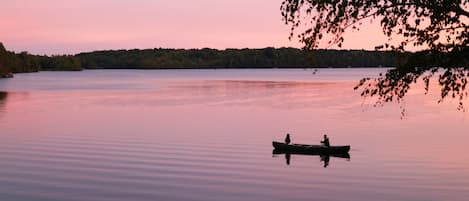 Green Canoe Sunsets