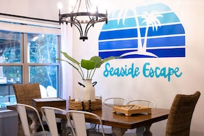 Spacious dining