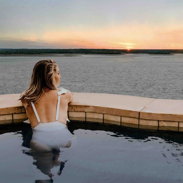 Hot Tub at Sunset