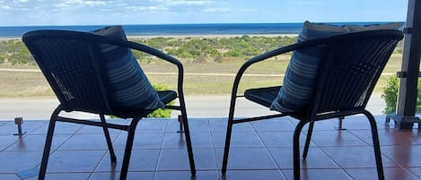 Endless ocean views while relaxing on the balcony