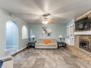 Experience the perfect blend of style and comfort in this charming living space.
