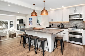 Fully Stocked Kitchen - High-End Appliances and Kitchen Island with Stools (1st Floor)
