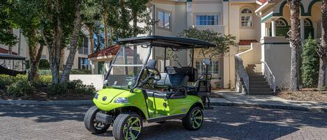 Exterior With Golf Cart