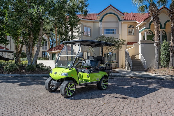 Exterior With Golf Cart