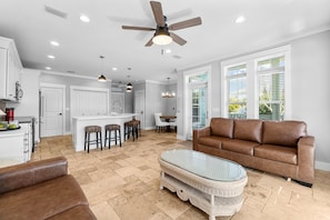 Open Concept Living Room, Kitchen, & DIning Room