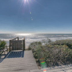 Gated entrance to the beach