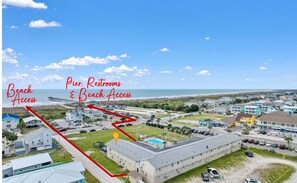 2 Beach accesses just 300 feet from your Studio!